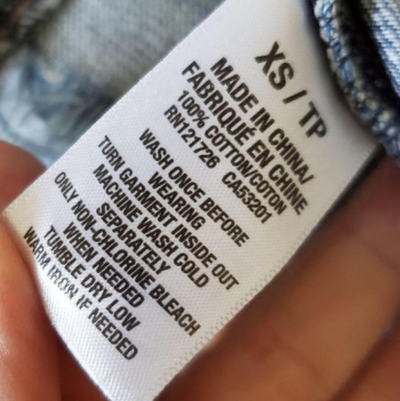 Aeropostale punk rock denim jean jacket for the punk in us all! - Picture 7 of 13